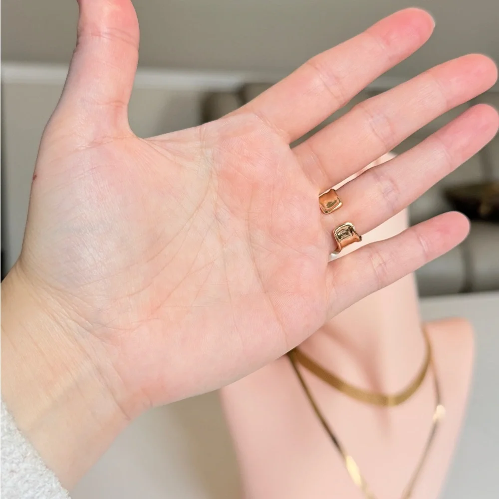 Gold Sculpted Statement Ring - Women Jewelry